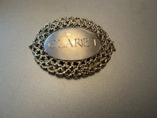 Stuart Devlin Hallmarked Silver Claret Decanter Label London 1987