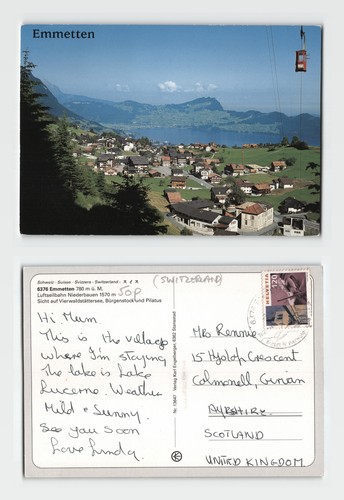 Postcard emmetten - -,