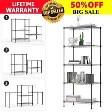 3-5 Tier Silver Metal Storage