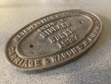 Original Railway Plate -