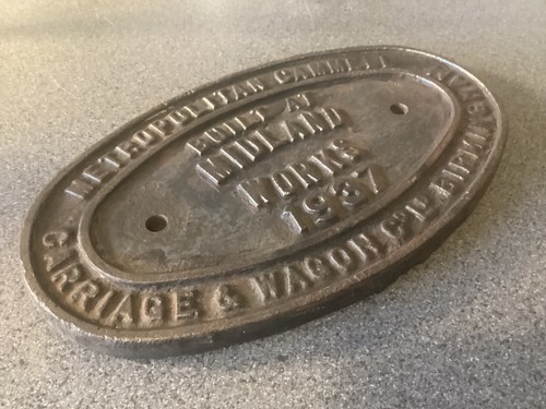 Original railway plate - original,
