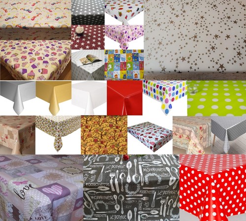 Multi coloured table ware - table,