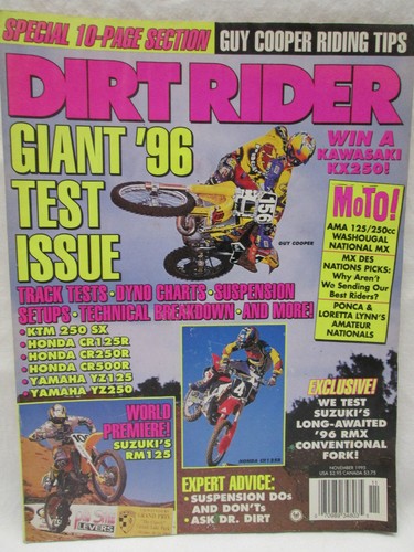 Dirt rider magazine november - dirt,