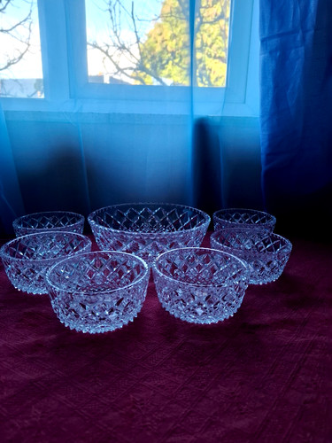 Set small crystall - 6, glass
