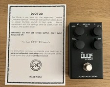 AMAZING!! J Rockett The Dude V1 Dumble Style Overdrive Distortion Guitar Pedal