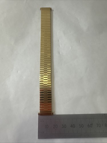 Gold expandable 18mm watch - gold,
