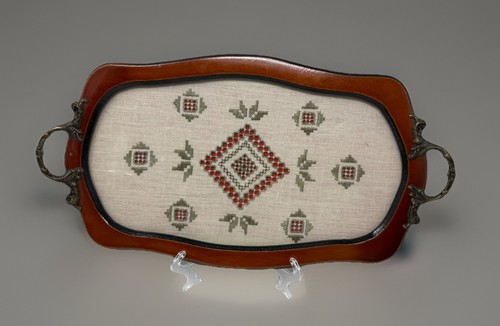 Vintage embroidered linen - embroidered,