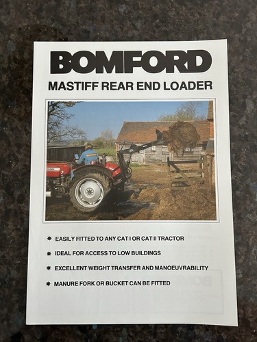 Bomford mastiff rear loader - mastiff,