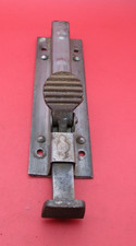 VINTAGE GALVANISED HEAVY DUTY  FOOT  / HAND OPPERATED  GATE DOOR  / SELLER BOLT