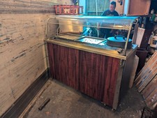 Moffat Carvery Unit. Used . Dark Oak Fascia 