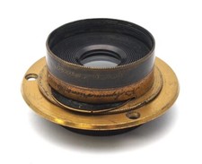 Ross London No.3 5 Inch F9 Symmetrical Brass Lens with Waterhouse Stops