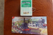 Locomotives Old and New GWR wood jigsaw puzzle Chad Valley 1930s COMPLETE 200pc