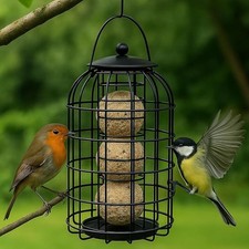 Bird Fat Ball Suet Feeder