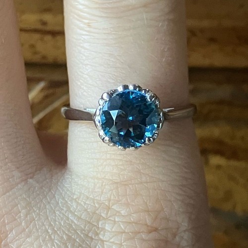 London blue topaz sterling - topaz,
