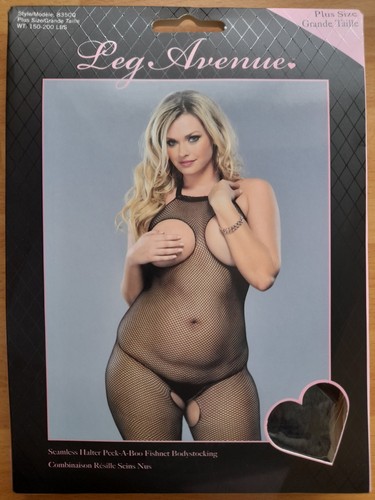Plus size sexy fishnet - size,
