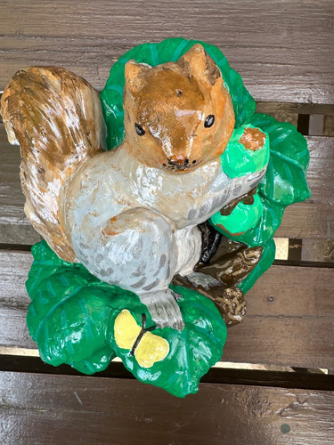 Vintage squirrel hanging - squirrel,