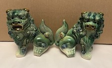 A Pair Of Sancai Glazed Tomb