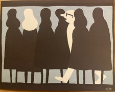 Artic Monkeys - Cornerstone, Jean Jullien. Indie Rock Mini Poster 14x10 3/4” D16