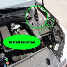 2x Hood bonnet Rod Support