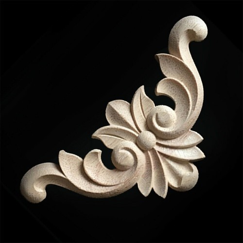 4pcs wooden carved corner - 4pcs,