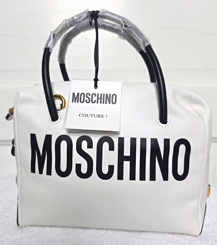 Moschino couture logo satchel - couture!,