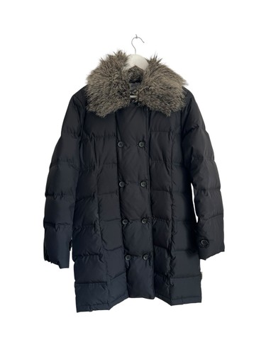 Per una black coat faux - black, fur
