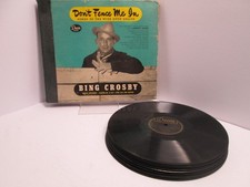 1940s BING CROSBY 78 rpm 10''