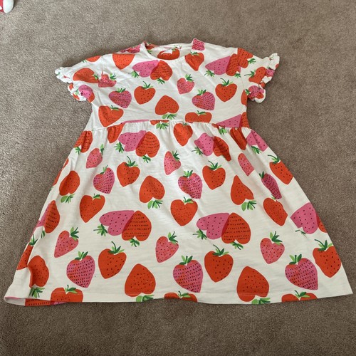 Strawberry dress girls 8 - strawberry,