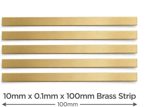Brass strips 10mm - strips,