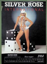 Silver Rose - 1984 - Lingerie Catalogue - Calendar - Samantha Fox (October)