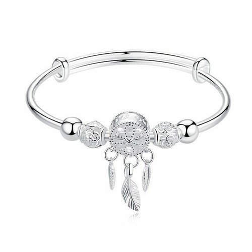 925 silver dream catcher - silver,