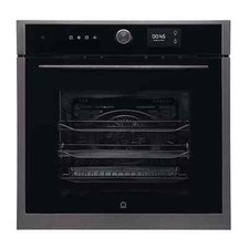 GoodHome GHMF71 Built In Single Oven Brushed Black Steel GRADE B