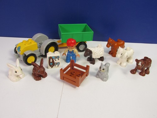 Genuine lego duplo farmer farm - farmer,