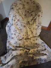 Vintage Ikea Alvine Ros Floral Cotton Door Curtain Autumn White 1999 Single