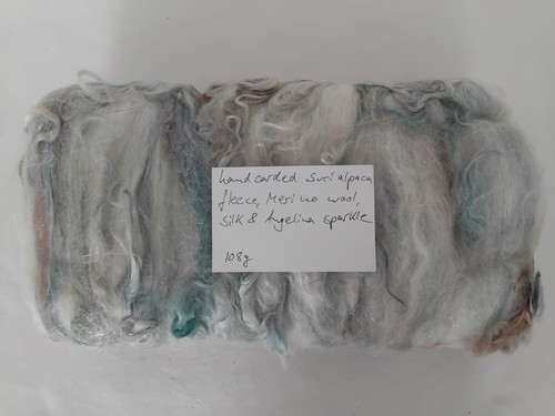 Hand carded art batt - art,