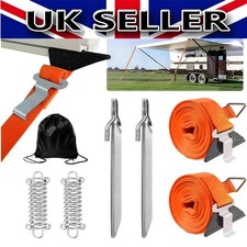 Universal Tie Down Strap Kit For Fiamma Thule Isabella Dorema Awning Canopy UK