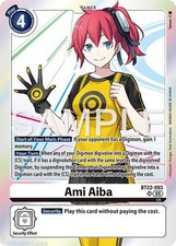 BT22-093 Ami Aiba : Super Rare Digimon Card : BT22: Cyber Eden