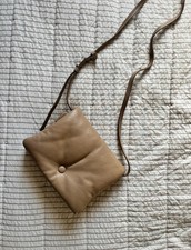 Massimo Dutti Beige Leather