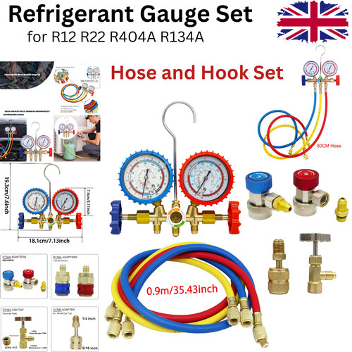 Refrigerant manifold gauge - refrigerant,
