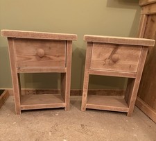 Handmade Wooden Bedside