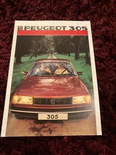 Peugeot 305 Saloon Brochure