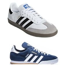 Adidas Samba OG White/Black Navy Suede Trainers UK Size 7 8 8.5 9 9.5 10 11