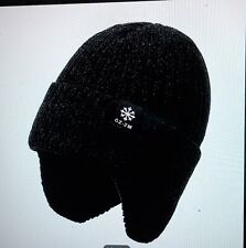 Mens Beanie Hat Fleece Lined Warm Winter Knit Hats With Ear Flaps Sport Ski Cap