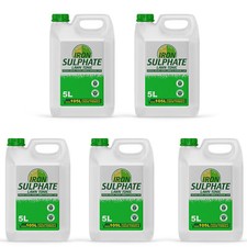 Iron Sulphate Liquid Ferrous Sulphate Miracle Grass Turf Lawn Tonic Feed 25Litre