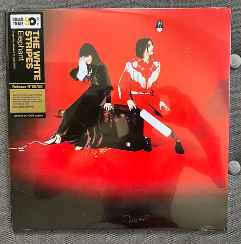 The white stripes elephant - white, stripes: