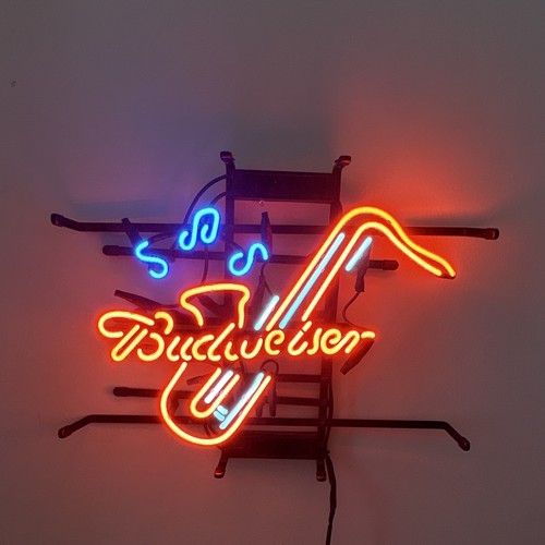 Budweiser neon style light - neon-style, light-up