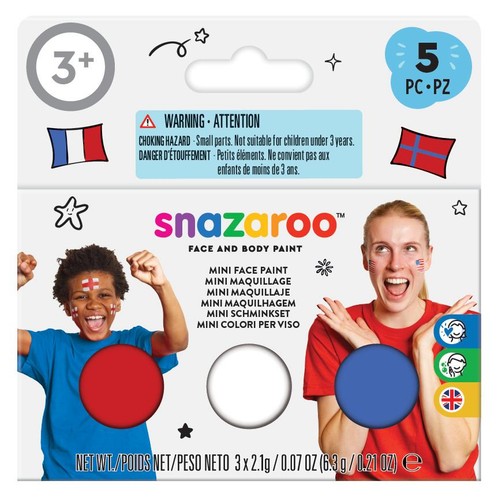 Snazaroo red white blue - snazaroo,