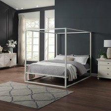 ASHWELL 4 POSTER METAL BED