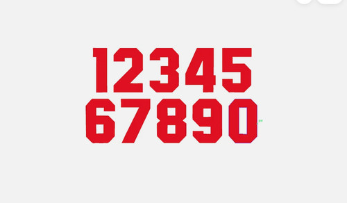Custom any number football - any,
