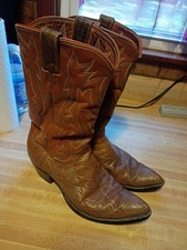 Justin mens cowboy boots size